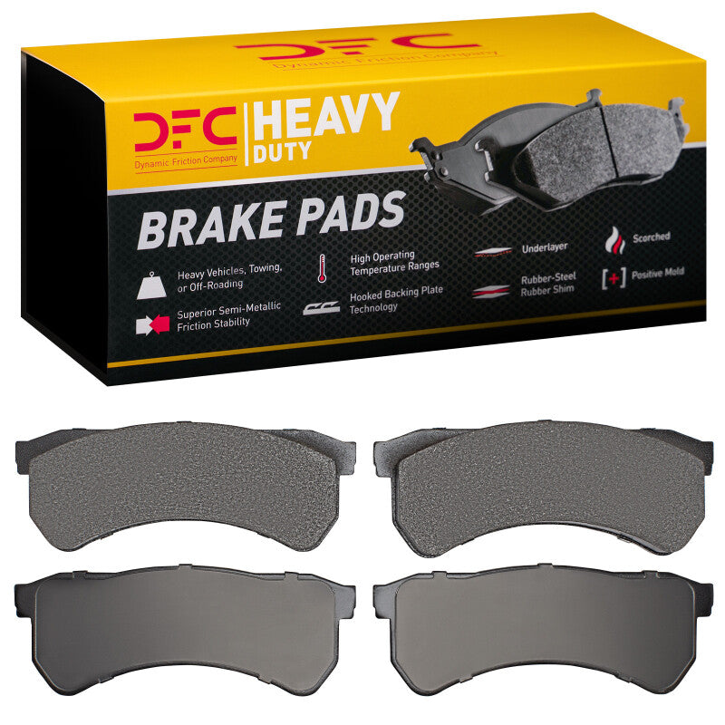 DFC 1214-2175-00 - DFC1214-2175-00 - DFC 16-24 Freightliner MT35 Rear/Front Heavy Duty Pads - Semi Metallic - Shipped in Europe - Tuningsupply.com