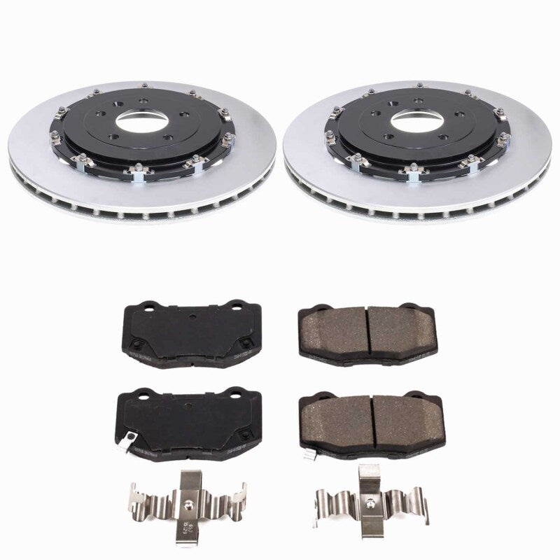 PowerStop CRK6789 - PSBCRK6789 - Power Stop 15-19 Chevrolet Corvette Rear Z17 Coated Brake Kit - Shipped in Europe - Tuningsupply.com