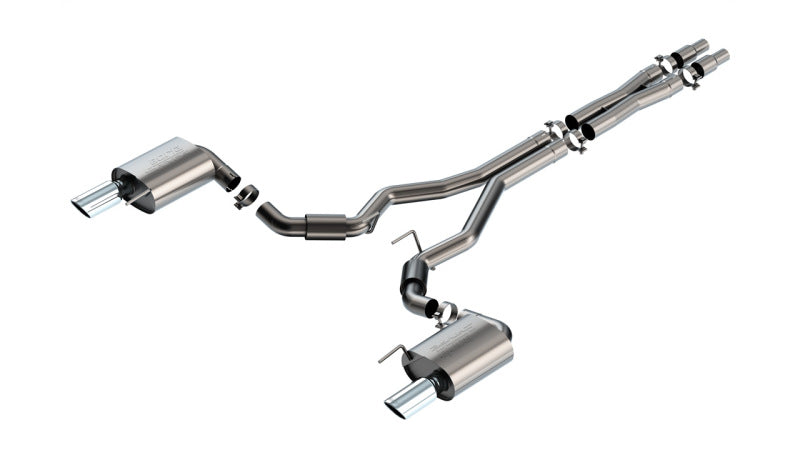 Borla 140960 - BOR140960 - Borla 2024 Ford Mustang GT 5.0L V8 w/o Active Exhaust S-Type Cat-Back Exhaust System - Shipped in Europe - Tuningsupply.com