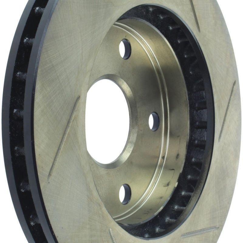 Stoptech 126.44069SR - STO126.44069SR - StopTech Power Slot 1/90-95 Toyota MR2 Front Right SportStop Slotted Rotor - Shipped in Europe - Tuningsupply.com