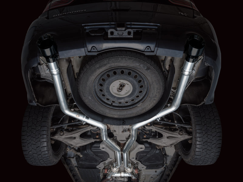 AWE Tuning 3020-33575 - AWE3020-33575 - AWE Tuning 11-24 Dodge Durango 5.7L Track Edition Exhaust w/ Diamond Black Tips - Shipped in Europe - Tuningsupply.com
