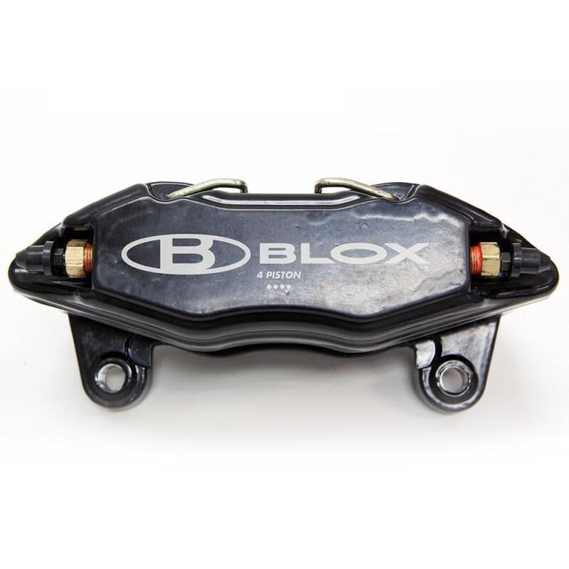 BLOX Racing BXBS-10500 - BLOBXBS-10500 - BLOX Racing Forged 4 Piston Calipers and Pads (Fits Honda/Acura 262mm Rotors) - Shipped in Europe - Tuningsupply.com