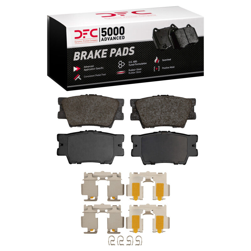 DFC 1551-1632-02 - DFC1551-1632-02 - DFC 07-24 Toyota Camry Rear 5000 Advanced Ceramic Brake Pads and Hardware Kit - Shipped in Europe - Tuningsupply.com