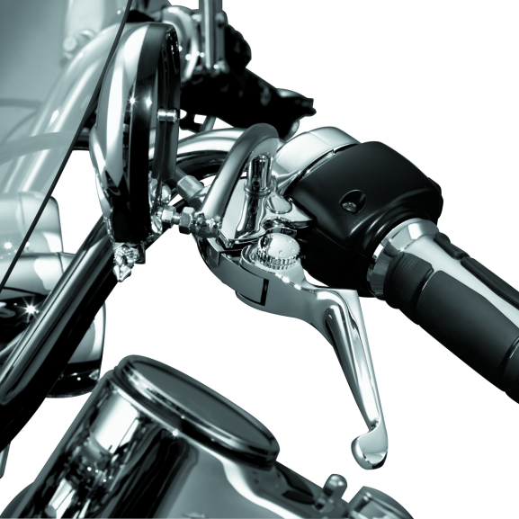 Kuryakyn 1080 - KUR1080 - Kuryakyn Boss Blades With Adjustable Clutch 96-Up Cable Chrome - Shipped in Europe - Tuningsupply.com