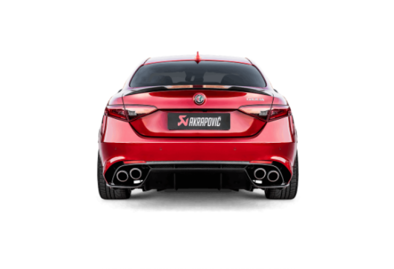 Akrapovic S-AR/TI/1H - AKRS-AR/TI/1H - Akrapovic 17-19 Alfa Romeo Giulia Quadrifoglio Evolution Line Cat Back (Titanium) - Shipped in Europe - Tuningsupply.com
