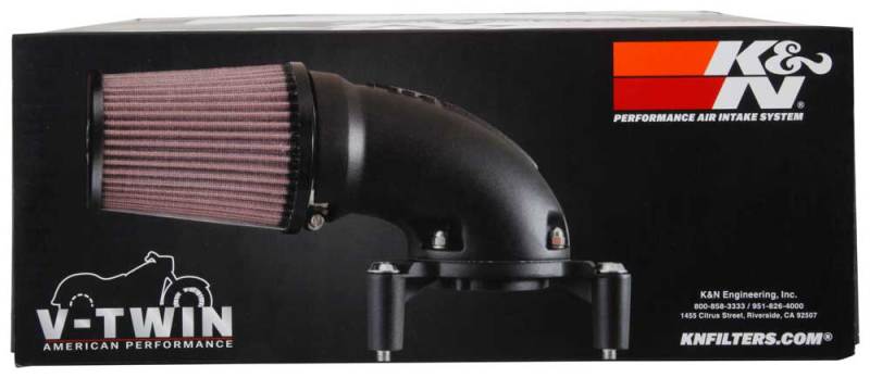 K&N Engineering 57-1137 - KNN57-1137 - K&N 01-17 Harley-Davidson Softail / Dyna FI Performance Air Intake System - Shipped in Europe - Tuningsupply.com