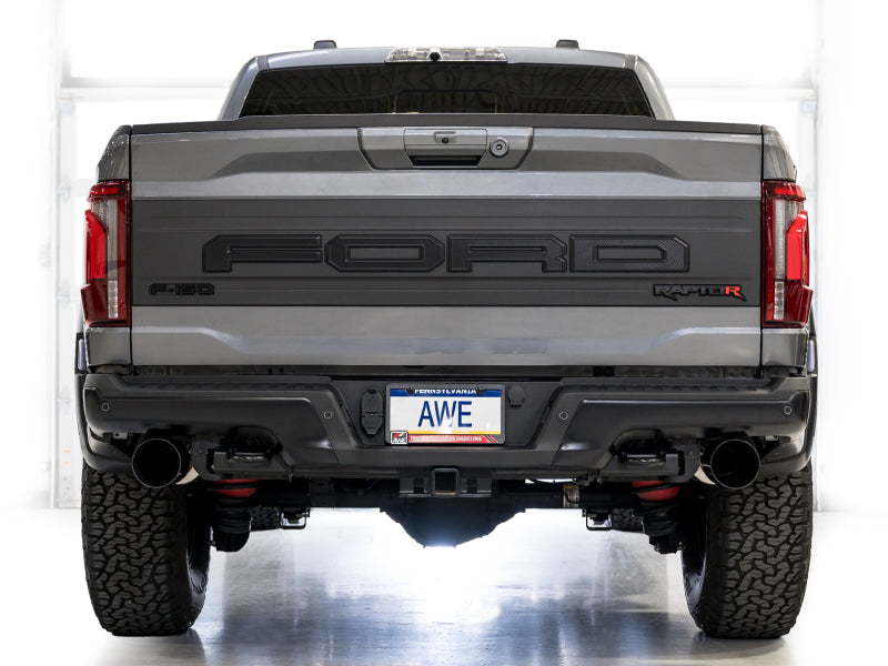 AWE Tuning 3025-33852 - AWE3025-33852 - AWE Gen 3 Raptor R SwitchPath Exhaust - Diamond Black Tips - Shipped in Europe - Tuningsupply.com
