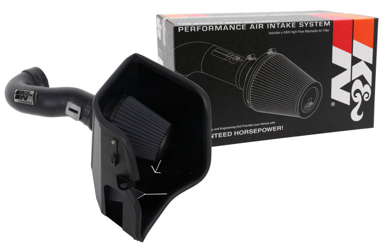 K&N Engineering 71-3110 - KNN71-3110 - K&N 2019 Chevrolet Silverado 1500 5.3L V8 Black Performance Intake Kit - Shipped in Europe - Tuningsupply.com