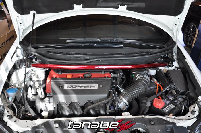 Tanabe TTB172F - TANTTB172F - Tanabe Sustec Front Strut Tower Bar 2013 Honda Civic Si Sedan - Shipped in Europe - Tuningsupply.com