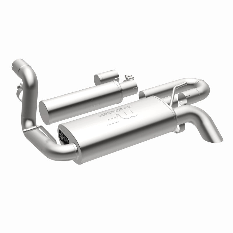 Magnaflow 19620 - MAG19620 - MagnaFlow 18-23 Jeep Wrangler JL 2.0L/3.6L Overland Series Axle-Back Exhaust - Shipped in Europe - Tuningsupply.com
