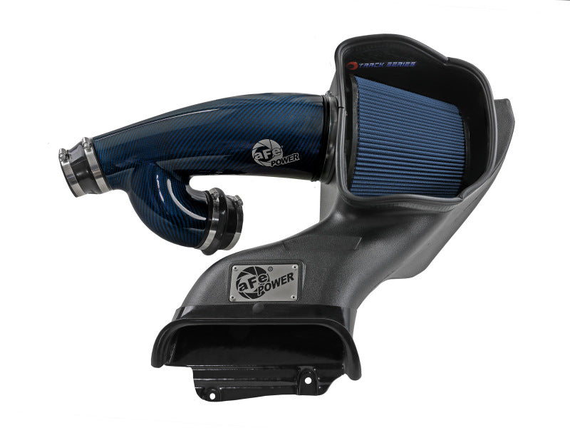 aFe 57-10031RL - AFE57-10031RL - aFe 17-24 Ford F-150 Track Series Blue Kevlar Carbon Fiber C/A Intake System w/Black Pro 5R Filter - Shipped in Europe - Tuningsupply.com