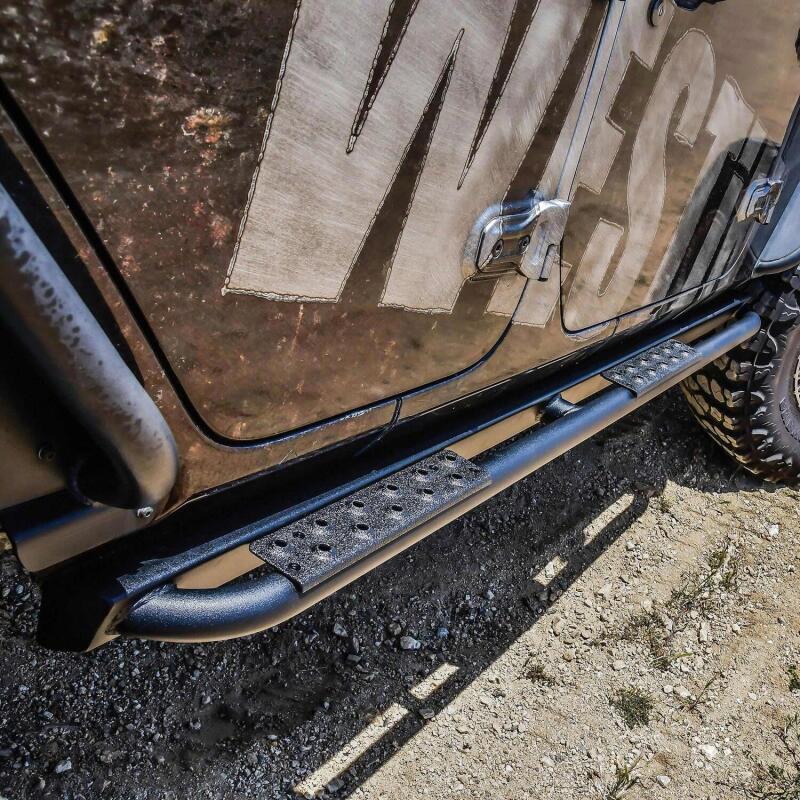 Westin 42-14065 - WES42-14065 - Westin 18-23 Jeep Wrangler JL Unlimited 4dr Rock Slider - Textured Black - Shipped in Europe - Tuningsupply.com