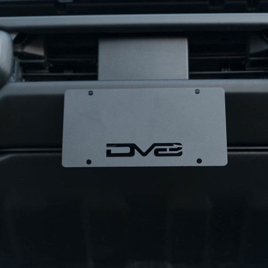 DV8 Offroad LPBR-04 - DVELPBR-04 - DV8 Offroad 21-23 Ford Bronco Capable Bumper Front License Plate Mount - Shipped in Europe - Tuningsupply.com