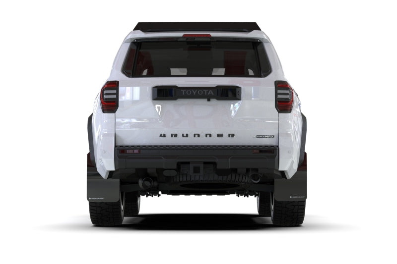 Rally Armor MF148-UR-BLK-MBK - RALMF148-UR-BLK-MBK - Rally Armor 2025+ Toyota 4Runner Black UR Mud Flap w/ Metallic Black Logo - Shipped in Europe - Tuningsupply.com