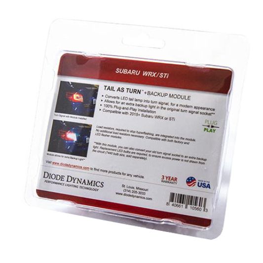 Diode Dynamics DD3012 - DIODD3012 - Diode Dynamics 15-21 Subaru WRX / STi Tail as Turn +Backup Module (USDM) Module Only - Shipped in Europe - Tuningsupply.com