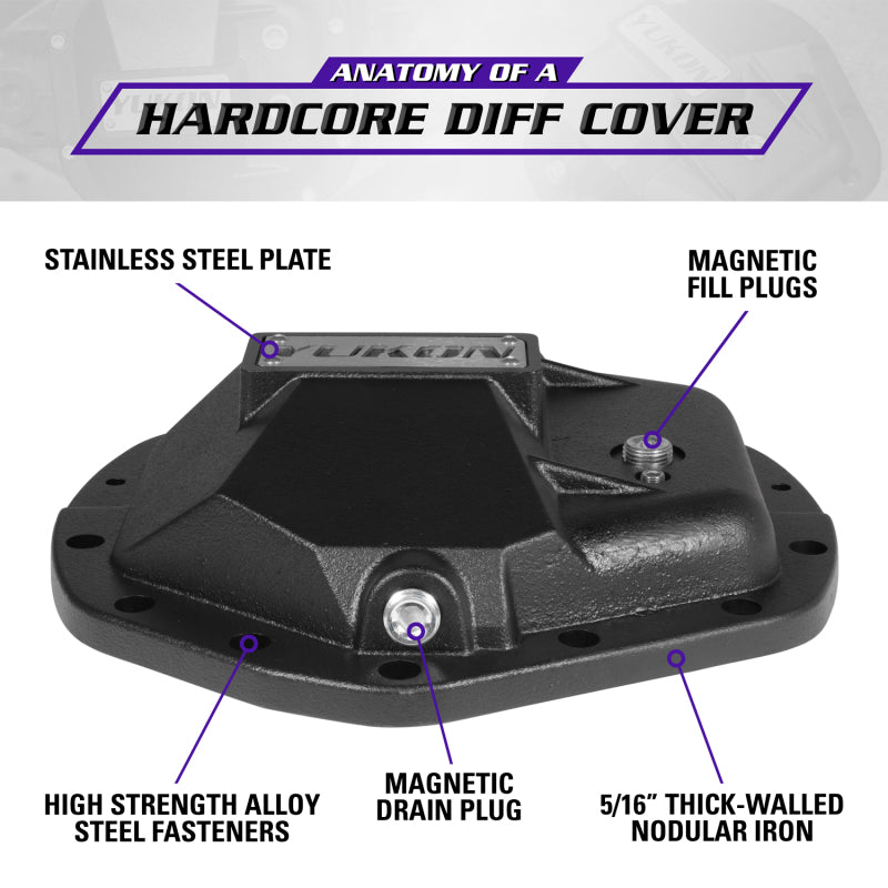 Yukon Gear & Axle - YUKYHCC-AAM11.5 - Yukon Gear Hardcore Diff Cover for 11.5in & 11.8in GM Dodge Ram - Shipped in Europe - Tuningsupply.com
