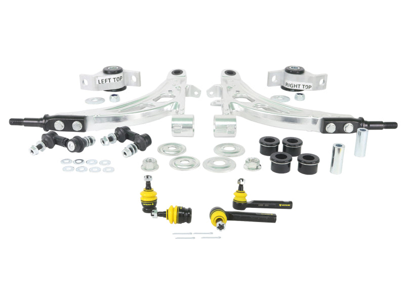 Whiteline KTA290 - WHLKTA290 - Whiteline 02-07 Subaru Impreza WRX Front Lower Control Arm Kit - Shipped in Europe - Tuningsupply.com