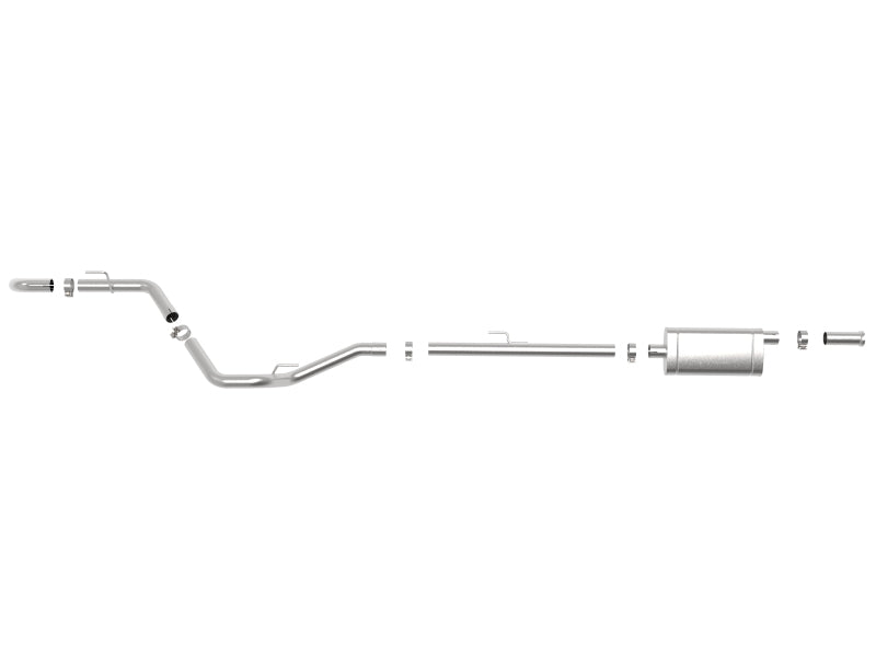 aFe 49-48088 - AFE49-48088 - aFe Apollo GT Series 2-1/2in 409 SS Cat-Back Hi-Tuck Exhaust System 2020 Jeep Gladiator (JT) V6-3.6L - Shipped in Europe - Tuningsupply.com