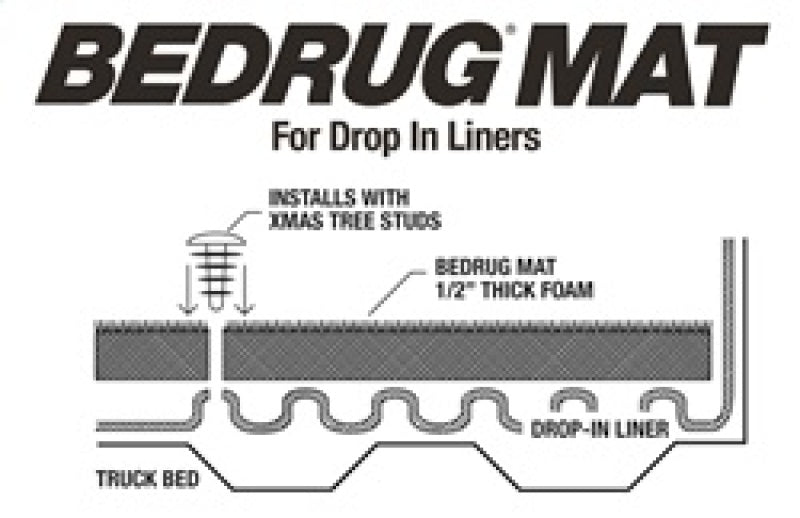 BedRug BMQ15SCD - BEDBMQ15SCD - BedRug 15-23 Ford F-150 5ft 6in Bed Drop In Mat - Shipped in Europe - Tuningsupply.com