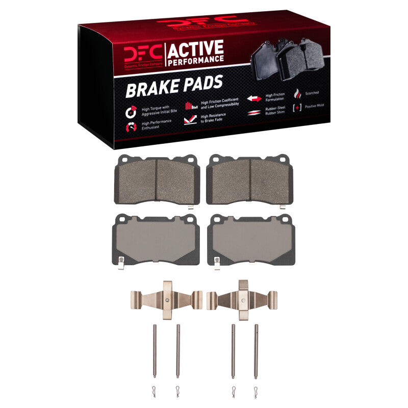 DFC 1115-1001-01 - DFC1115-1001-01 - DFC 03-20 Subaru Impreza Front Active Performance Pads and Hardware Kit - Shipped in Europe - Tuningsupply.com