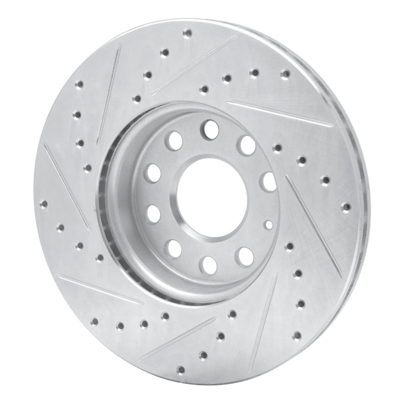 R1 Concepts 631-74028R - RNC631-74028R - R1 05-25 Audi A3 (Mexico) Front Right Drilled & Slotted Silver Brake Rotor - Shipped in Europe - Tuningsupply.com