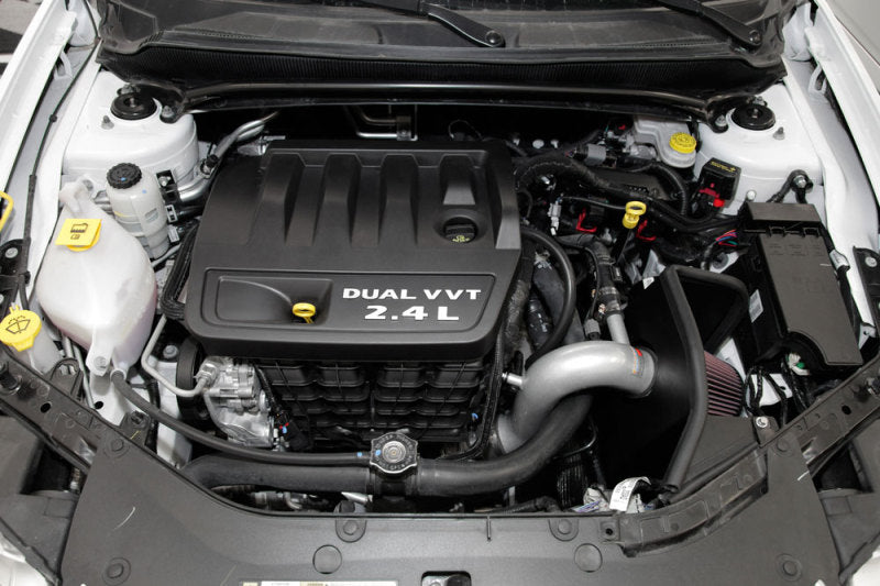 K&N Engineering 69-2549TS - KNN69-2549TS - K&N 69 Series Typhoon Performance 13 Chrysler/Dodge 200/Avenger 2.4L Silver Cold Air Intake Kit - Shipped in Europe - Tuningsupply.com