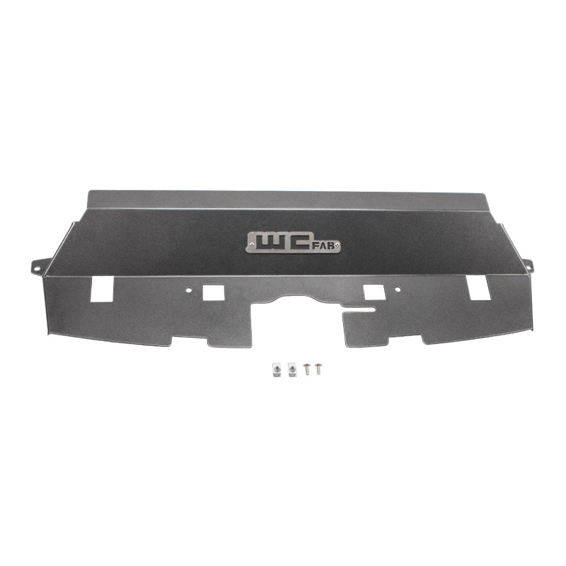 Wehrli WCF100546-GB - WCFWCF100546-GB - Wehrli 13-18 Cummins Fabricated Aluminum Radiator Cover - Gloss Black - Shipped in Europe - Tuningsupply.com
