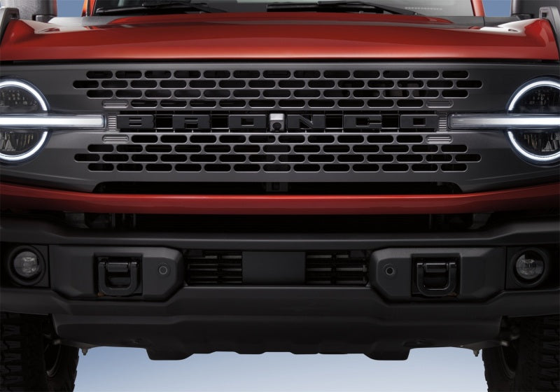 Ford Racing M-1447-BLMB - FRPM-1447-BLMB - Ford Racing 2021+ Bronco Grille Lettering Overlay Kit - Black - Shipped in Europe - Tuningsupply.com