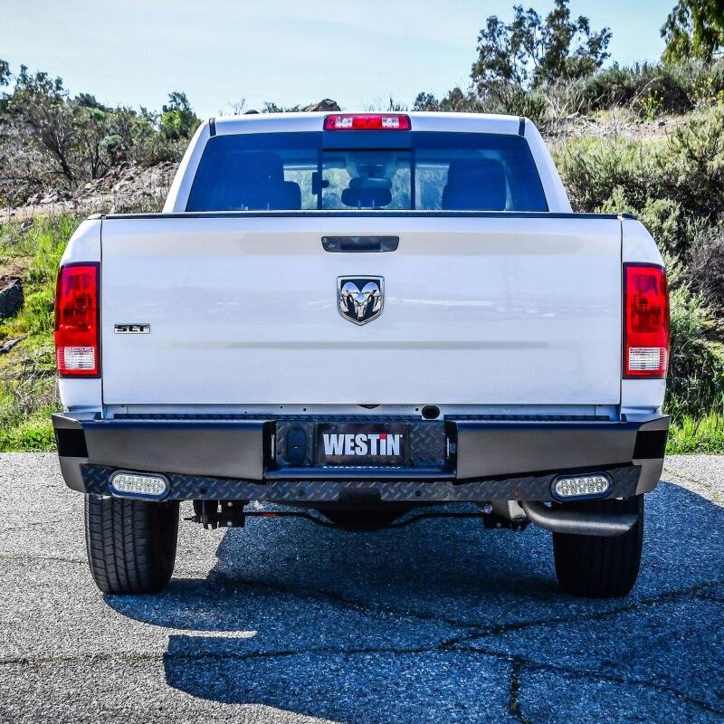 Westin 58-341175 - WES58-341175 - Westin 09-18 Ram 1500 HDX Bandit Rear Bumper - Black - Shipped in Europe - Tuningsupply.com