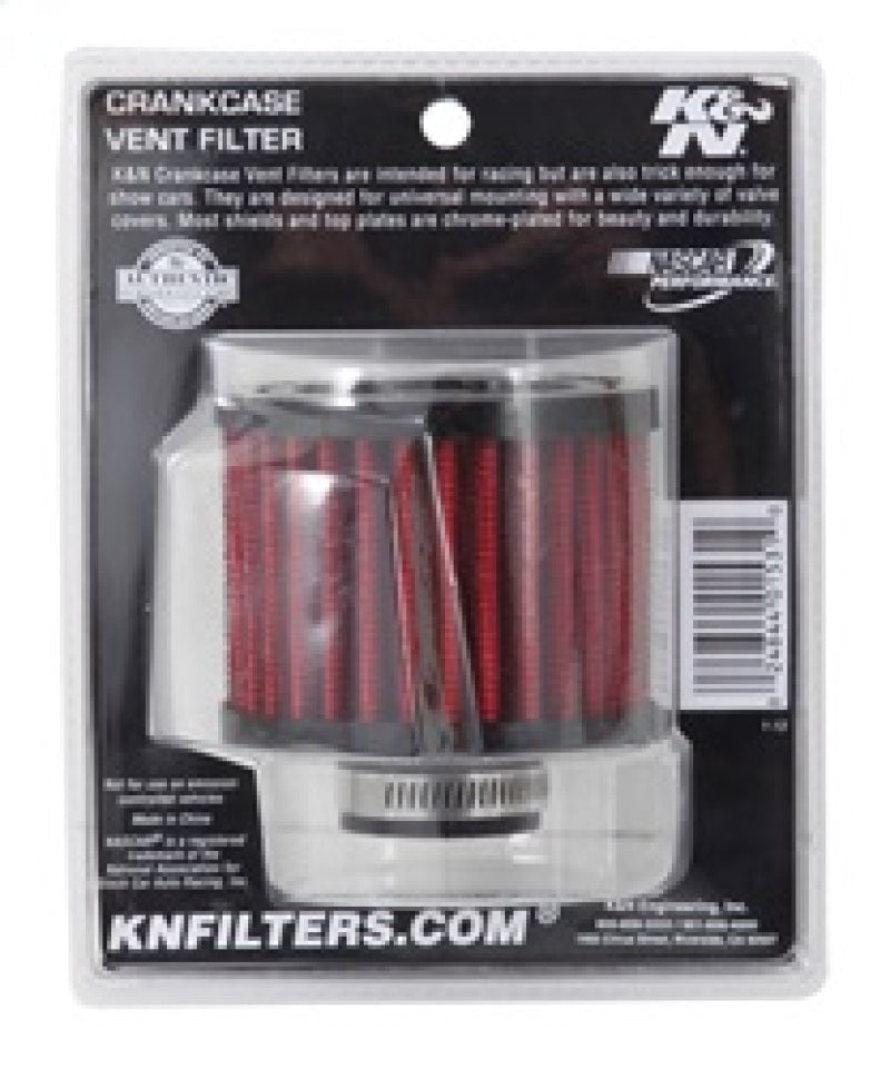 K&N Engineering 62-1410 - KNN62-1410 - K&N 1 inch ID 3 inch OD 2.375 inch H Rubber Base Crankcase Vent Filter - Shipped in Europe - Tuningsupply.com