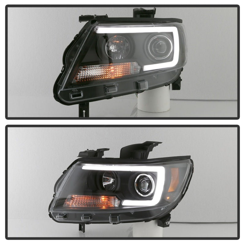 SPYDER 5085283 - SPY5085283 - Spyder 15-17 Chevy Colorado Projector Headlights - Light Bar LED - Black (PRO-YD-CCO15-LBDRL-BK) - Shipped in Europe - Tuningsupply.com