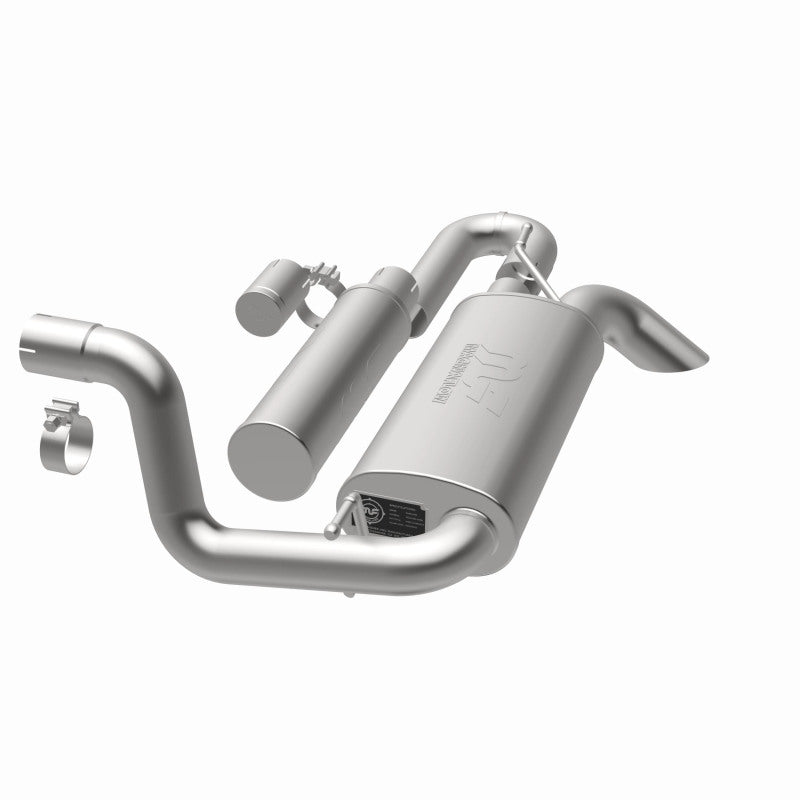 Magnaflow 19620 - MAG19620 - MagnaFlow 18-23 Jeep Wrangler JL 2.0L/3.6L Overland Series Axle-Back Exhaust - Shipped in Europe - Tuningsupply.com