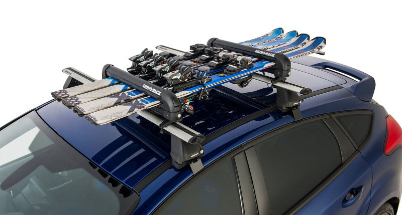 Rhino-Rack 574 - RHR574 - Rhino-Rack Universal Ski/Snowboard Carrier - Fits 4 Pairs of Skis or 2 Snowboards - Black - Shipped in Europe - Tuningsupply.com