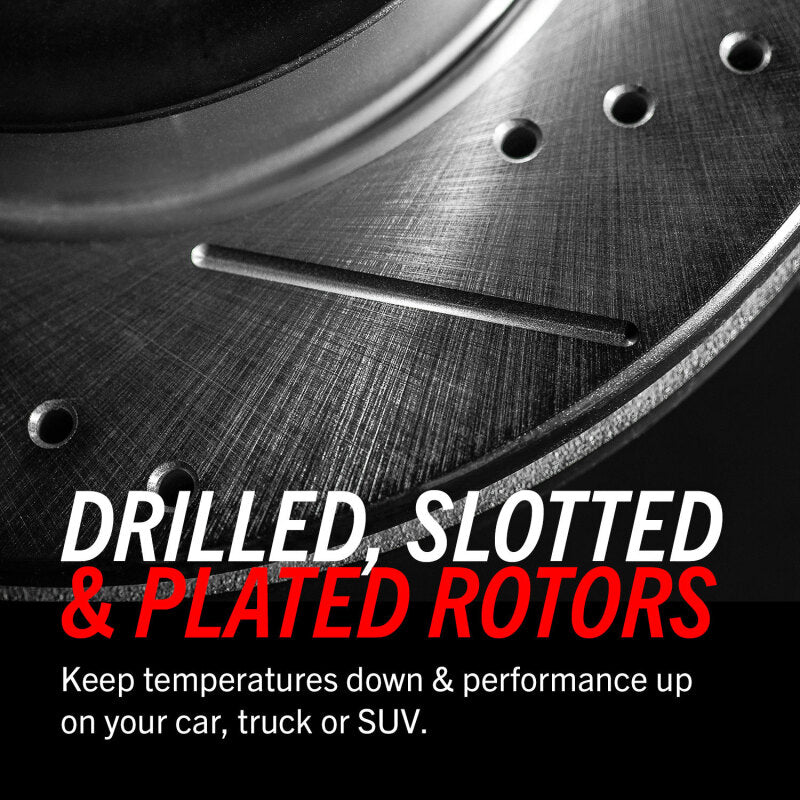 PowerStop AR83076XPR - PSBAR83076XPR - Power Stop 11-19 Dodge Durango Front Evolution Drilled & Slotted Rotors - Pair - Shipped in Europe - Tuningsupply.com