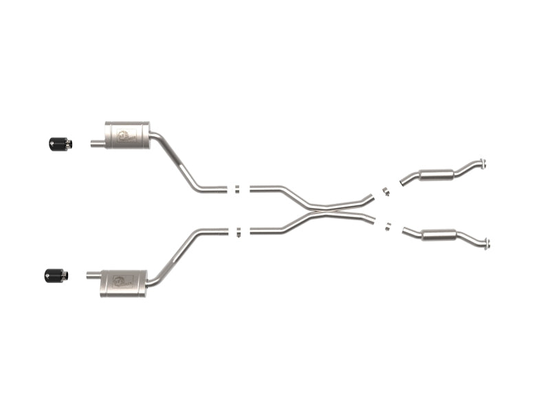 aFe 49-32086-B - AFE49-32086-B - aFe 11-21 Dodge Durango V6-3.6L / V8-5.7L MACH Force-Xp 304 SS Cat-Back Exhaust System w/ Black Tip - Shipped in Europe - Tuningsupply.com