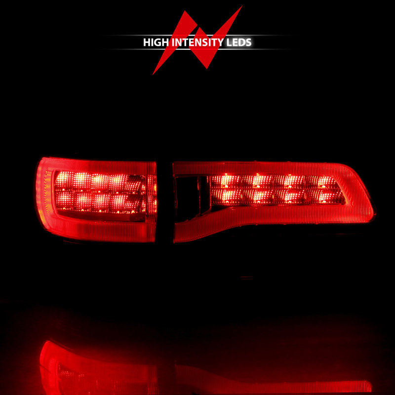 ANZO 311268 - ANZ311268 - ANZO 2014-2016 Jeep Grand Cherokee LED Taillights Red/Clear - Shipped in Europe - Tuningsupply.com