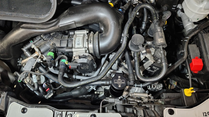 J&L 3122P-B - JLT3122P-B - J&L 2025 Ford Transit 150/250/350 3.5L Oil Separator - Black Anodized - Shipped in Europe - Tuningsupply.com