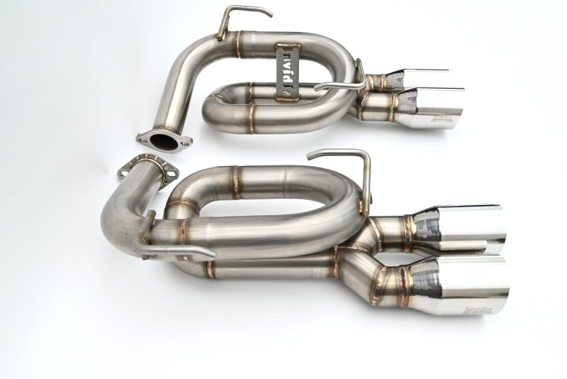 Invidia HS22SW4AT4SSL - INVHS22SW4AT4SSL - Invidia 22+ Subaru WRX Twin Loop 3.5in. Single Layer S.S Tip Axle-Back Exhaust - Shipped in Europe - Tuningsupply.com