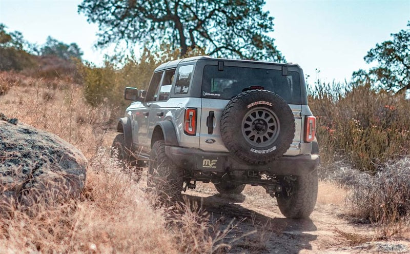 Magnaflow 19559 - MAG19559 - MagnaFlow 2021 Ford Bronco Overland Series Cat-Back Exhaust w/ Single Straight Driver Exit- No Tip - Shipped in Europe - Tuningsupply.com