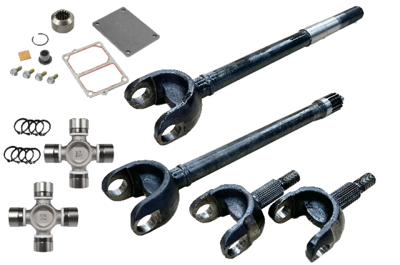 Revolution Gear & Axle DC-D44-JLJT-2PC-FAD - RGADC-D44-JLJT-2PC-FAD - Revolution Gear & Axle 2018+ Jeep Wrangler JL & JT Chromoly Discovery Series Front Axle Kit w/FAD - Shipped in Europe - Tuningsupply.com