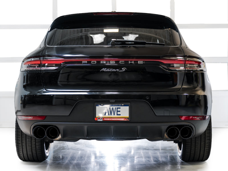 AWE Tuning 3015-43951 - AWE3015-43951 - AWE Tuning 19-21 Porsche Macan 3.0T/2.9TT Touring Edition Catback Exhaust w/ Diamond Black Tips - Shipped in Europe - Tuningsupply.com