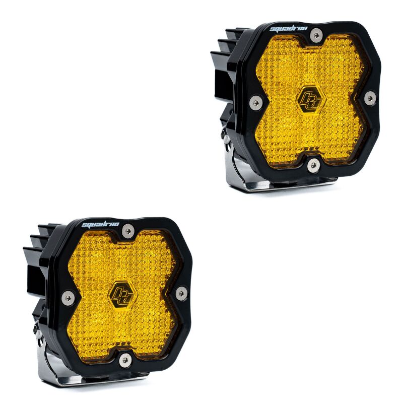 Baja Designs 5578162 - BAJ5578162 - Baja Designs Squadron 2.0 Sport LED Work/Scene (Pair) - Baja Amber - Shipped in Europe - Tuningsupply.com