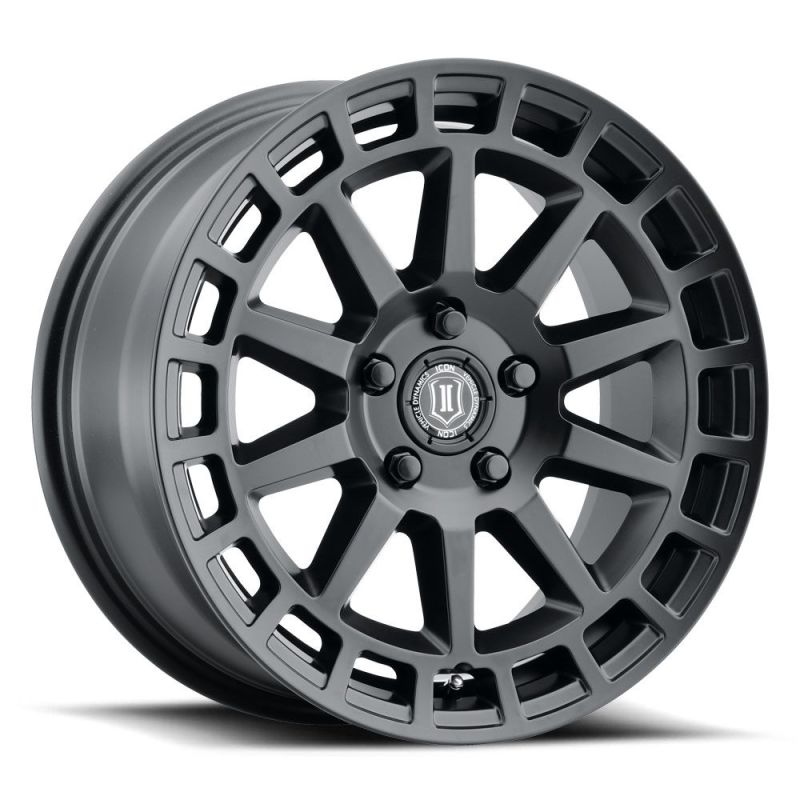 ICON 7117806560SB - ICO7117806560SB - ICON Journey 17x8 5x4.5 38mm Offset 6in BS Satin Black Wheel - Shipped in Europe - Tuningsupply.com