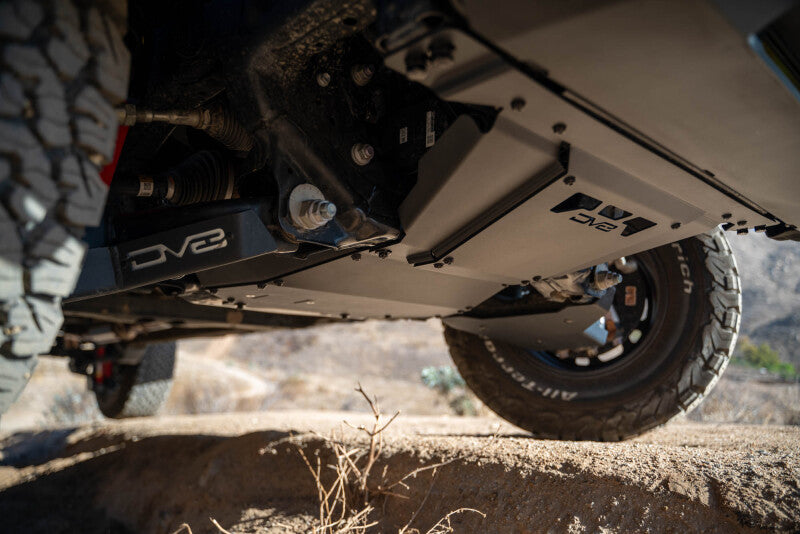 DV8 Offroad SPTT1-09 - DVESPTT1-09 - DV8 24-25 Toyota Tacoma & Land Cruiser Rear Belly Skid Plate - Shipped in Europe - Tuningsupply.com