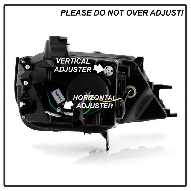 SPYDER 5086563 - SPY5086563 - Spyder 14-19 Chevrolet Impala Proj Headlights Low Beam/High Beam H9 Inc - Black PRO-YD-CHIP14-LB-BK - Shipped in Europe - Tuningsupply.com