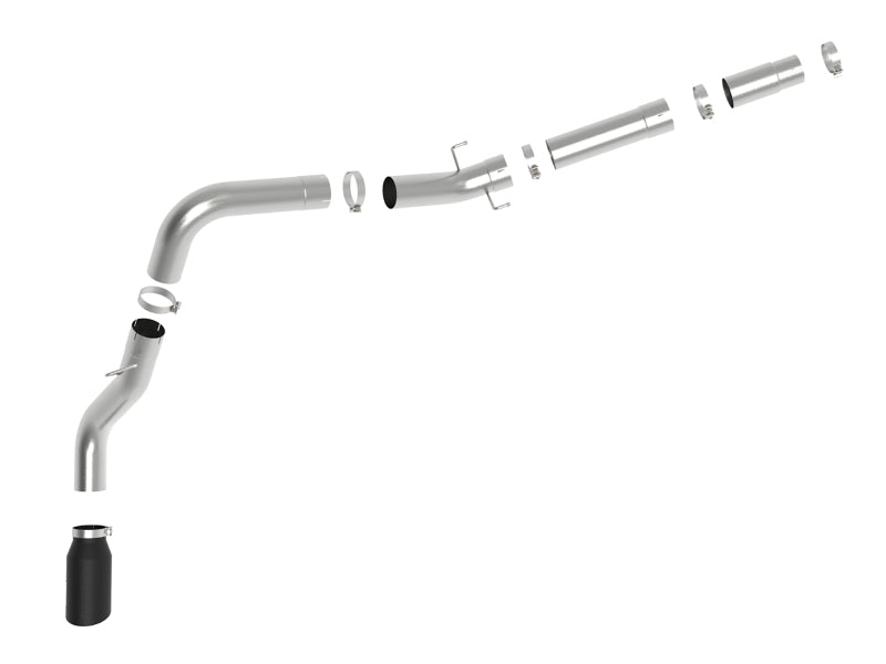 aFe 49-42078-B - AFE49-42078-B - aFe Large-Bore HD 5in 409SS DPF-Back Exhaust System w/Black Tip 19-20 Ram Diesel Trucks L6-6.7L (td) - Shipped in Europe - Tuningsupply.com