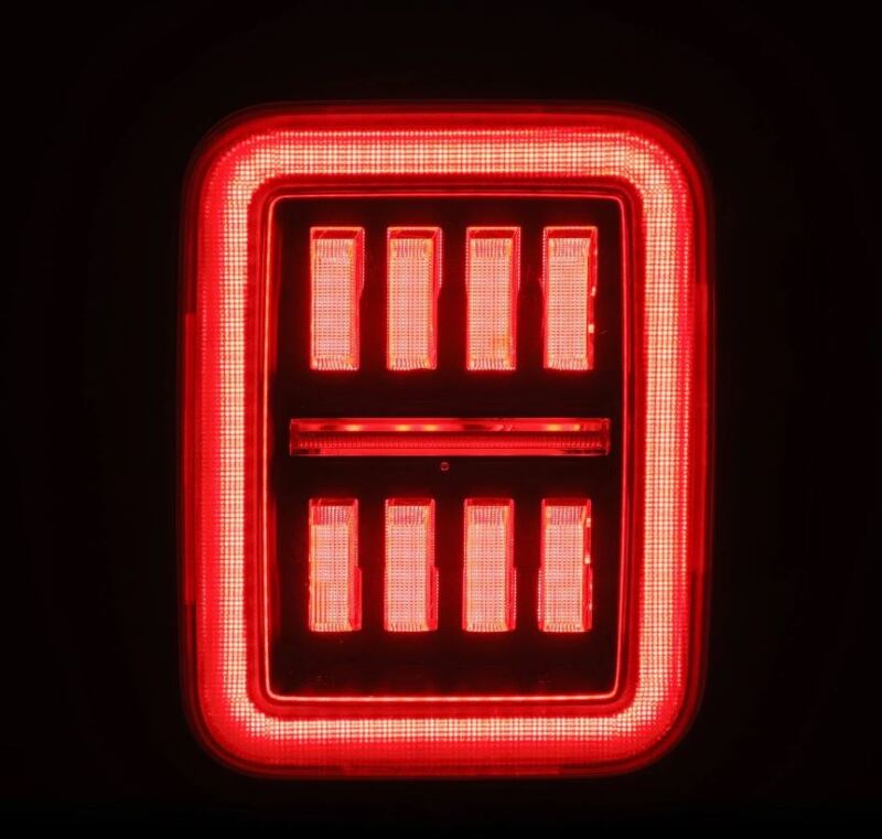 AlphaRex 602050 - ARX602050 - AlphaRex 19-24 Jeep Gladiator JT Nova-Series Prismatic LED Tail Lights - Alpha-Black - Shipped in Europe - Tuningsupply.com