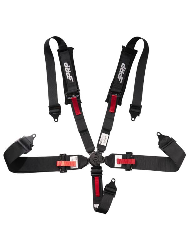 PRP Seats SBH5.3x2CAM - PRPSBH5.3X2CAM - PRP 5 Point Cam-Lock Harness with 2in Shoulders and 3in Lap Belts SFI16.1- Black - Shipped in Europe - Tuningsupply.com
