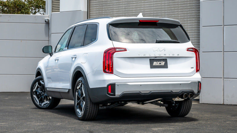 Borla 11980BC - BOR11980BC - Borla 20-22 Hyundai Palisade/2023 Kia Telluride 3.8L V6 S-Type Axle-Back Exhaust w/ Black Chrome Tip - Shipped in Europe - Tuningsupply.com