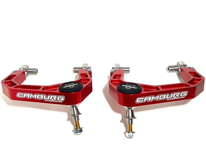 Camburg CAM-310184-RED - CMBCAM-310184-RED - Camburg Toyota Tacoma 05-23 / 4-Runner 03-23 / FJ 07-14 KINETIK V2 Billet Uniball Upper Arms (Red) - Shipped in Europe - Tuningsupply.com